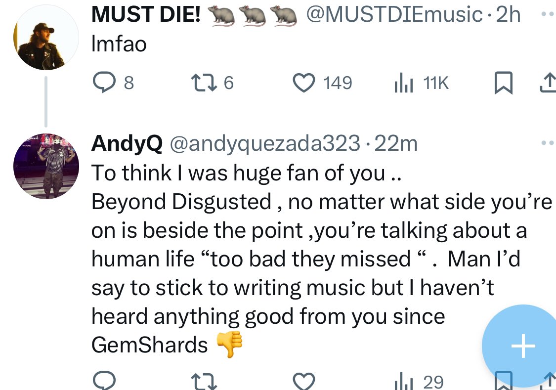 andyquezada323's tweet photo. @donn_escobar696 @MUSTDIEmusic lol https://t.co/lvLtcH5Y3t