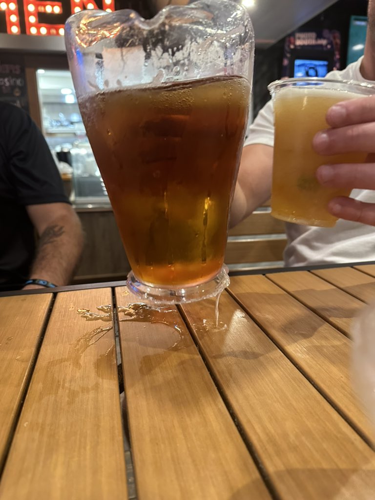 My boy tried to order 2 pitchers at the same time. Rookie mistake. The second one will get warm