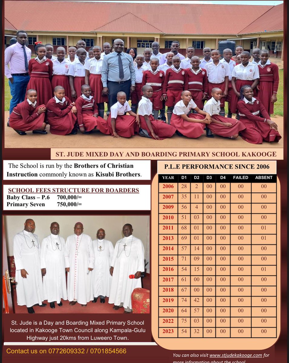 symohphonetech's tweet photo. All children from Nakasongola, Luwero and other neighboring districts who would wish to join ST.JUDE PRIMARY SCHOOL KAKOOGE for quality education. We have an offer for you . For more information Contact us now  on 0788960291, 0772609332 $ 0757841071. https://t.co/lbupimi2K4