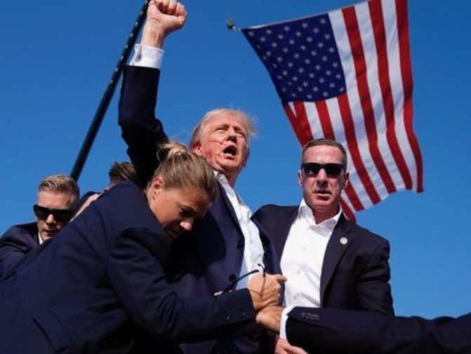 barstoolsports's tweet photo. Donald Trump Survives Assassination Attempt https://t.co/kPxjyvAR7E https://t.co/f95L2Dw18u