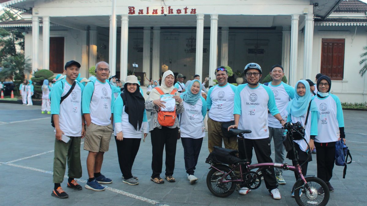 Sekaligus turut serta memperingati Hari Jadi Bogor (HJB) ke-542 juga. 
#SiliwangiSehat