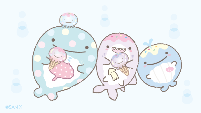 jinbesan_sanx's tweet photo. ひんやり〜♪🍦
#じんべえさん　＃あいすくらげ https://t.co/Fe2w5GLiZR