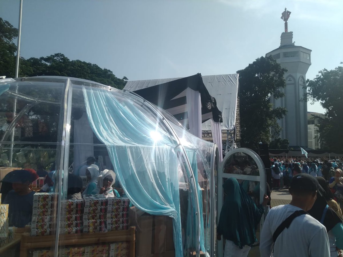 Oh iya yang sarapannya mau samaan juga, Siliwangi Bolu Kukus menyediakan 2 booth di area finish ya! Kuy langsung borong produk SILIWANGI favorite kalian #siliwangisehat