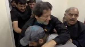 Mushahid's tweet photo. Transatlantic Camaraderie: President Trump & Prime Minister Imran Khan share interesting similarities after being ousted from office: Prosecuted in their respective countries,  reinforced by media trial by allegations, given relief by the Top Court, retaining massive popularity & both surviving abortive assassination attempts! Date with Destiny?