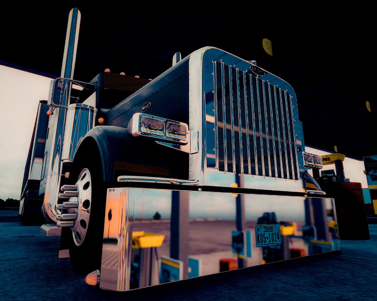 SimuVersewi6k's tweet photo. Custom Peterbilt 389 Reefer Hauler ๐ช๐ป๐ช๐ป๐ช๐ป๐ฏ
#Peterbilt #PeterbiltNation #PeterbiltLife #Peterbilt389 #reeferhauler #reefergang #largecar #largecarsmafia #peterbiltmafia #CustomTruck #TruckingCommunity #TruckingLife #TruckersOfInstagram #TruckPhotography #SimuVerse #simuverse https://t.co/e6wXQNOWC2