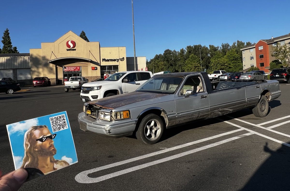 ___traaaash___'s tweet photo. I won’t tell anyone when my $JESUS bags pump, but there will be signs.
Jesus is everywhere!
@jesustokens ✝️🙏🏼👑
#JesusIsEverywhere #wtfisthat #autoatrocity #worstspec #gambler500 #monstrosity https://t.co/adnvvtYmW0