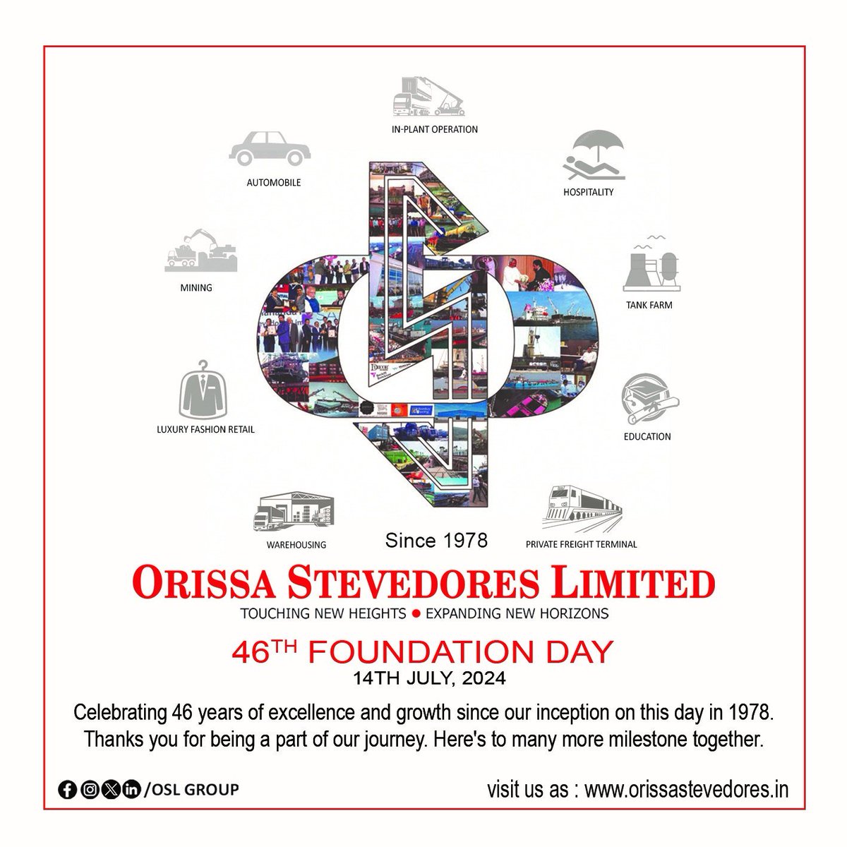 OSL_GROUP's tweet photo. 46 years strong.
#foundationday
#oslgroup https://t.co/8205ZwFPTX