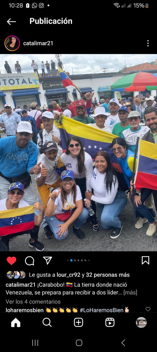 StalinLinares's tweet photo. Como no sentirse orgulloso de este gran equipo que desde temprano se hizo presente en la Av Cedeño de Valencia para esperar a @EdmundoGU rumbo al triunfo este 28j.
Las 5 parroquias históricas de Valencia dando su granito de arena.
ADelante siempre https://t.co/7sxMTAyTuQ