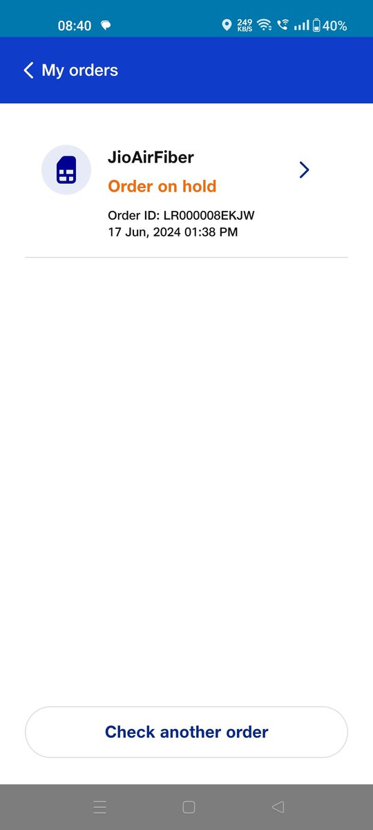 indro168's tweet photo. @JioCare Hi CHOR
Almost 1 month over still did not get the refund, please let Mr.ambani know that you guys are looting the money @AkashMAmbani https://t.co/bwO9YuvqJh