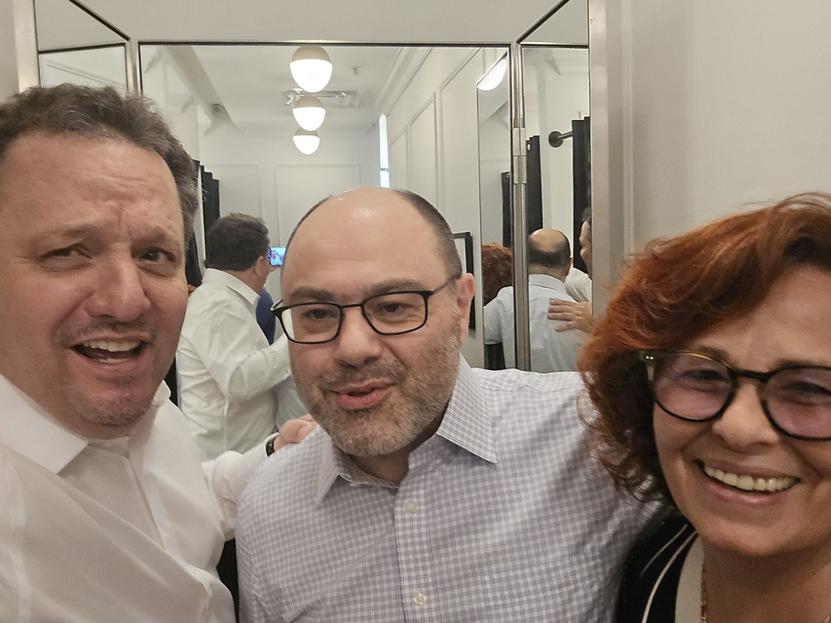 Highlight of the day?
Running into <a href="/RajjiTarek/">Tarek K. Rajji</a> while shopping on Bloor Street and  testing dress shirts together - on sale! 😄 #bargain #winwin