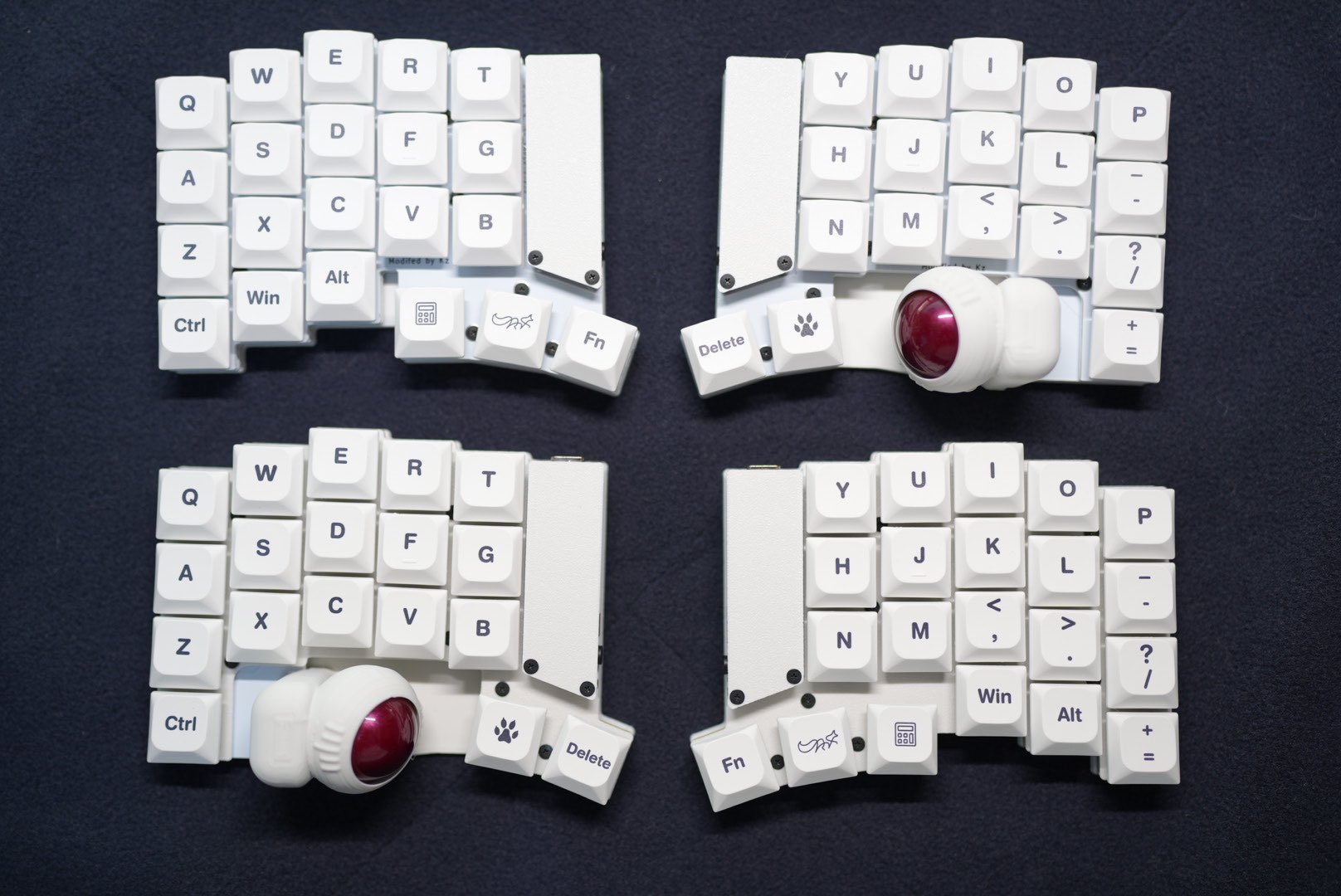 Keyball39-LP 聞きづらい ロープロファイル 組立て済み フルー Keyball39-LP 聞きづらい ロープロファイル 組立て済み フルー