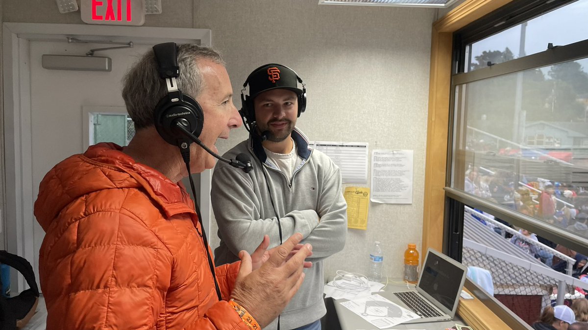 Humboldt Crabs (@humboldtcrabs) on Twitter photo Always love having guests in the booth. <a href="/MaioccoNBCS/">Matt Maiocco</a> from NBC Sports, who went to Humboldt State and worked at the Times-Standard, is visiting and was gracious enough to spend half an inning on the radio. Always love having guests in the booth. <a href="/MaioccoNBCS/">Matt Maiocco</a> from NBC Sports, who went to Humboldt State and worked at the Times-Standard, is visiting and was gracious enough to spend half an inning on the radio.