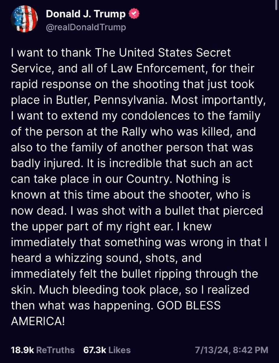 closureoncamera's tweet photo. President Donald Trump has released an update via Truth Social #ClosureOnCamera https://t.co/ov3ODALovW