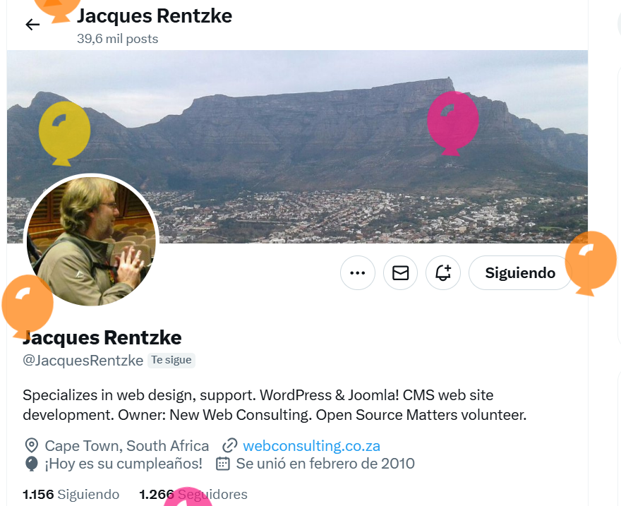 GmoBravo's tweet photo. @JacquesRentzke So many ballons in your special day! Happy birthday dear. Have a great one! :) https://t.co/kPU0wFipJe
