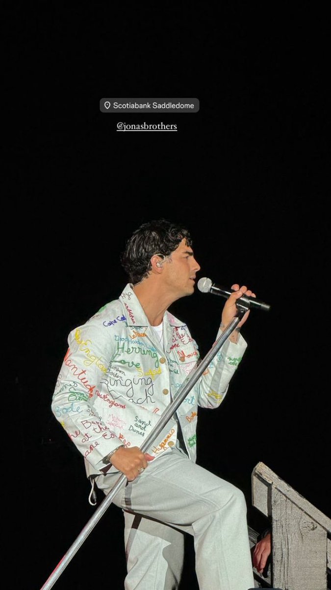 Jonas_DailyNews's tweet photo. .@JonasBrothers performing at the Scotiabank Saddledome tonight in Calgary, AB! (7.13.24) 
📸:khrushchmm on IG https://t.co/LUd960aQTR
