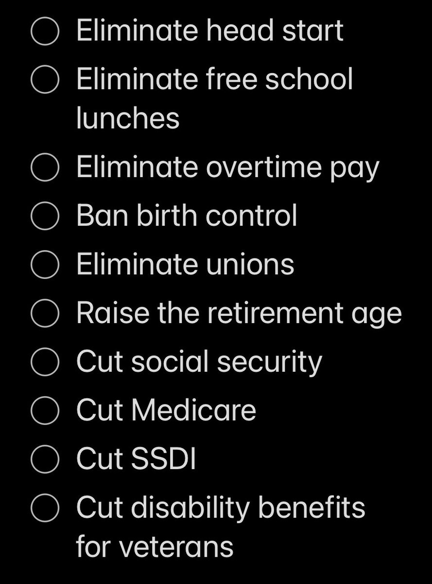 In case it gets lost in the Trump worship. Trump and Project 2025 plans: