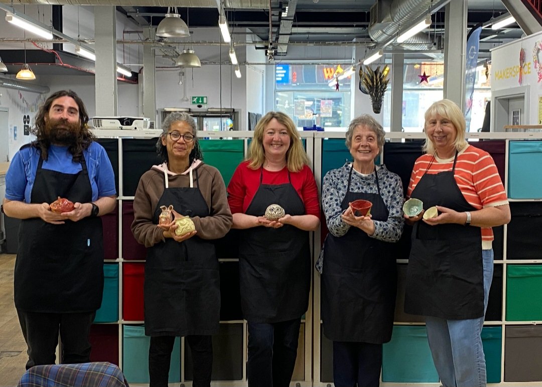 Create_Oldham's tweet image. Please note there's no Pottery Classes this Friday, 19th July!

Classes will resume as normal on Friday, 26th July.

Thank you &amp;amp; enjoy your Sunday!

Hack oldham 💙

#oldhamhour #potteryclasses
