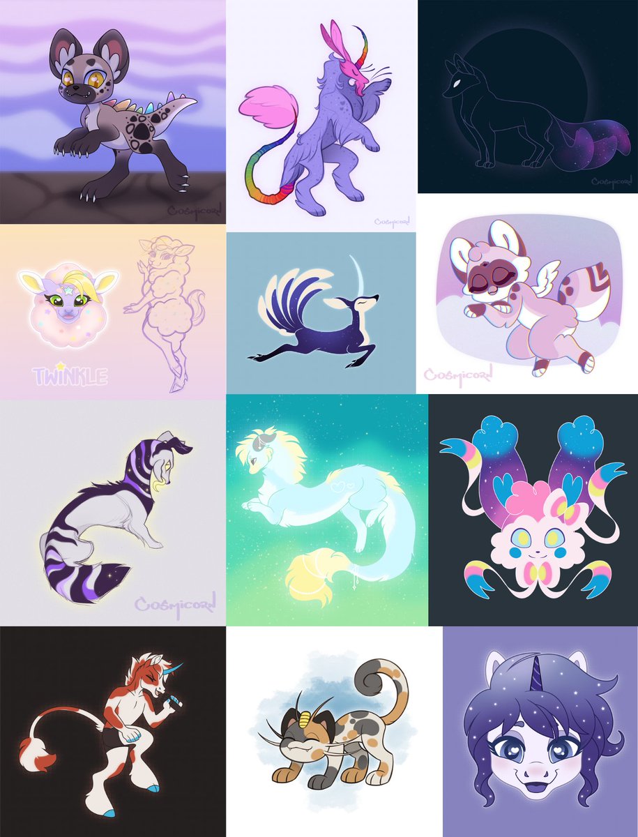 #artfight2024 so far!! 😳✨💕