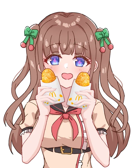 朝マック #ちぇり絵 