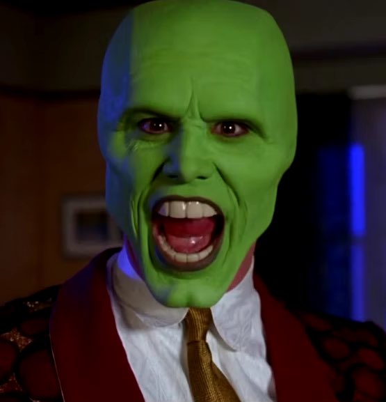 anniegrujich's tweet photo. Knowing Jim Carrey’s track record of being awful to work with, I can only imagine how scared PAs were when he’d yell at them on the set of the Mask https://t.co/hk9dIFr0fc