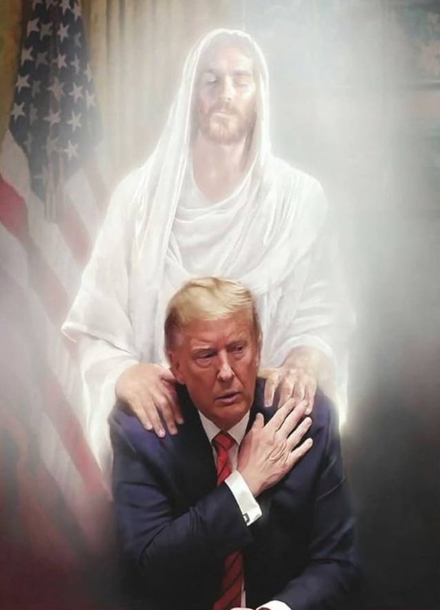 MAGAVoice's tweet image. Jesus Christ was walking with Trump today