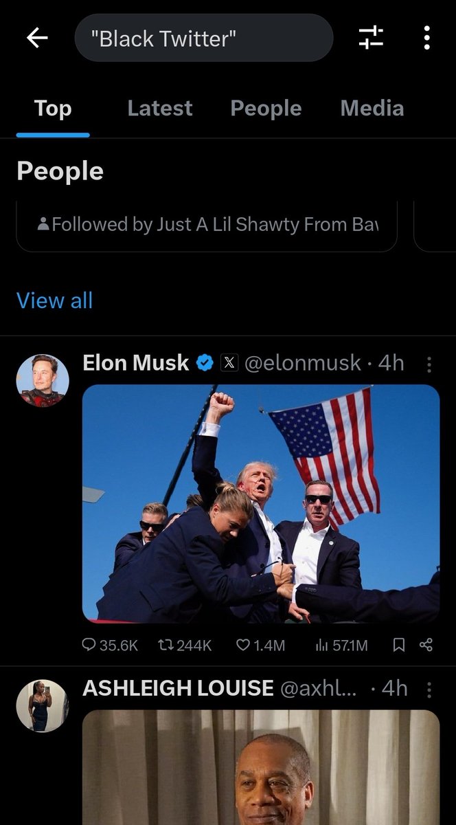 JYork143's tweet photo. Somebody said check the search on #BlackTwitter rq... Elon needs to be stopped 😭. Somebody do something https://t.co/fALOO5hzmh