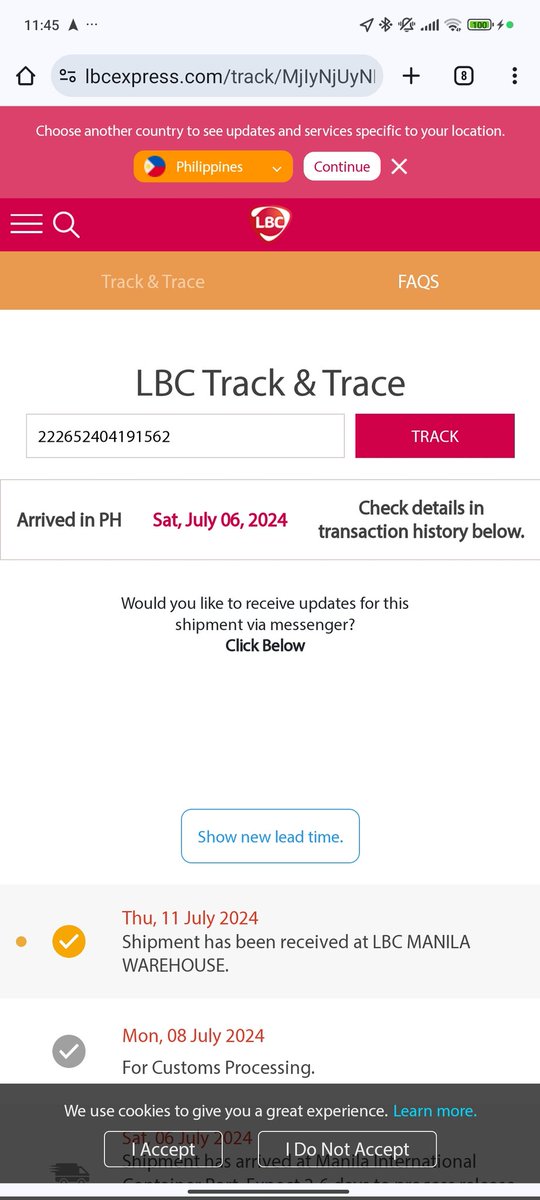 nateperia's tweet photo. @LBCexpress ayusin niyo naman service niyo. Tumawag kami sabi nasa Muntinlupa na daw yung package tapos nag follow up kami bigla napunta naman sa Tondo? WTF? https://t.co/9MEcXTYKWx