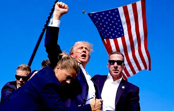 They could not take Trump out through fake cases against him so now the only option left was assassination. The deep state assainated John F Kennedy, Martin Luther king and Robert F Kennedy and when they could not take Trump out through biased judiciary, let him be assassinated.