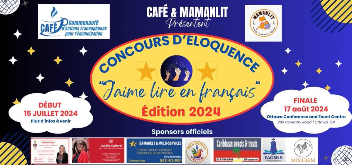 BrunacheSherley's tweet photo. Chers parents,
La 1ère édition du concours d’éloquence a été un succès grâce à vous. Nous vous en remercions. La 2e édition est lancée, nous attendons les enfants encore nombreux pour embellir cet été d’activités éducatives et amusantes. Bon succès!!! https://t.co/FTIDodSPfS