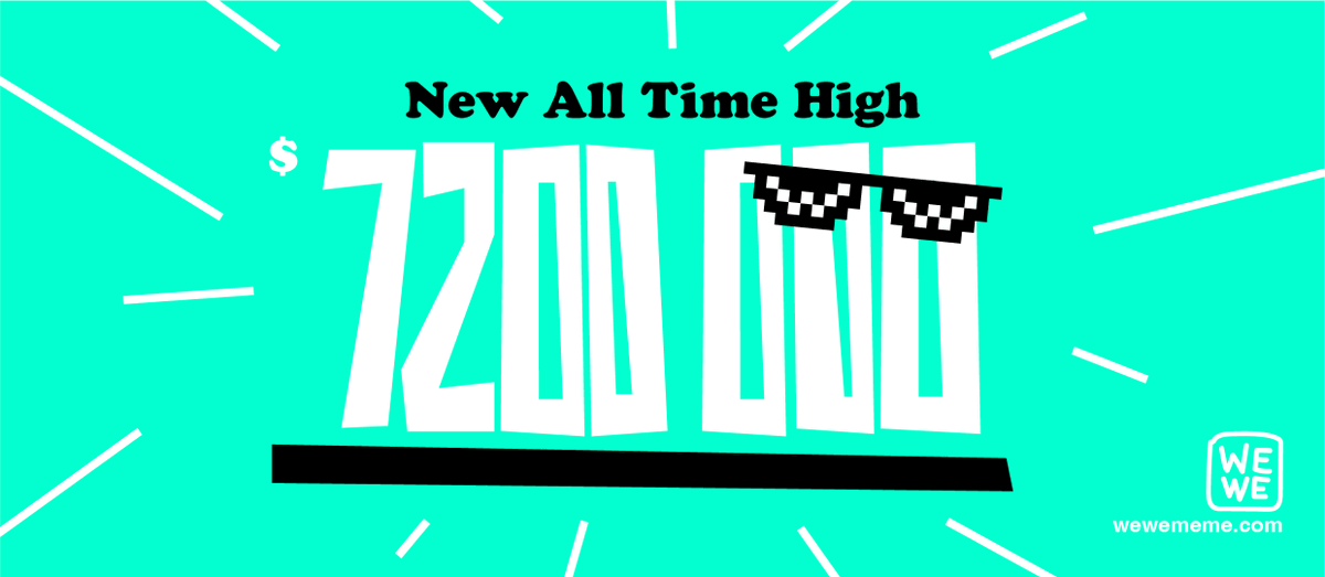 While politics ran over the market and sucked the liquidity out of many projects, $WEWE did its own thing and marched towards new ATH. WEWE is for everyone, and we want everyone to win.