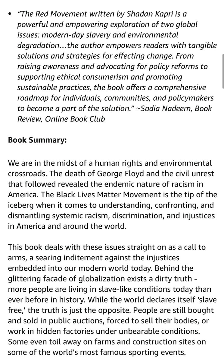 KapriShadan's tweet photo. #RedMovement #Book #SocialJustice #EnvironmentalJustice #HumanRights #HumanTrafficking #Awareness https://t.co/YCjR7mb2NA