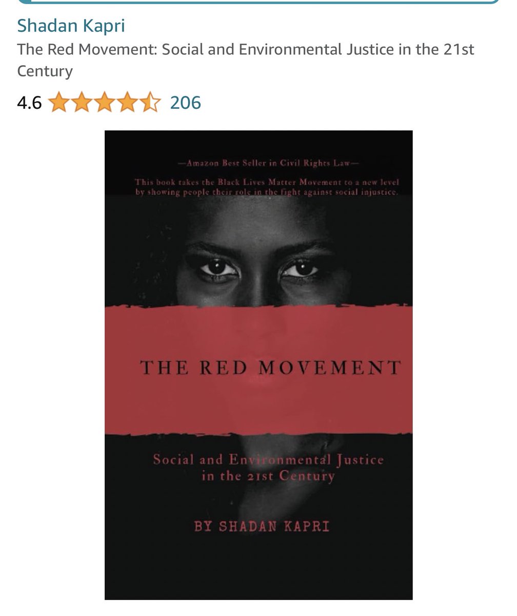 KapriShadan's tweet photo. #RedMovement #Book #SocialJustice #EnvironmentalJustice #HumanRights #HumanTrafficking #Awareness https://t.co/YCjR7mb2NA