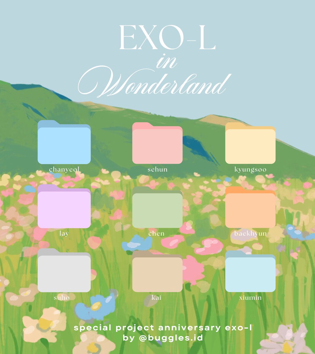 ˚ ༘ ೀ⋆｡˚exo-l in wonderland⋅˚₊‧ 𐙚 ‧₊˚ ⋅
special project anniversary exo-l by <a href="/buggles_id/">buggles</a> 

— coming soon.