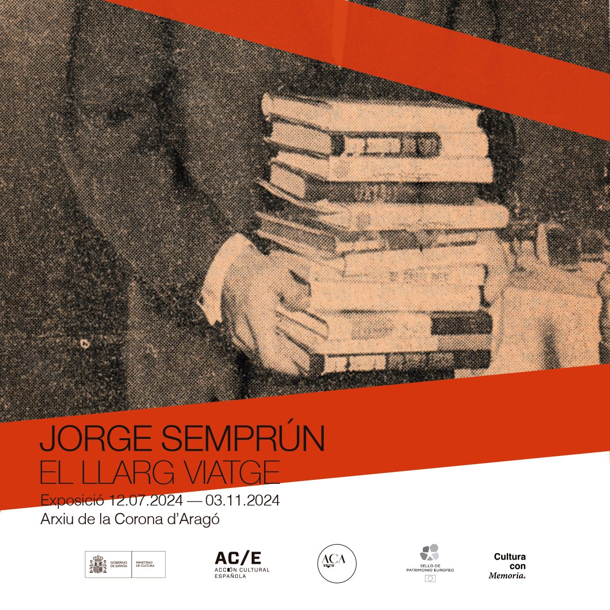 ACEcultura's tweet photo. 🖼️ Exposición: 'Jorge Semprún. El largo viaje'

📅 12 Jul - 03 Nov
🏛 Archivo de la Corona de Aragón, Barcelona
🤝 Organizada por: @culturagob y Acción Cultural Española https://t.co/ohCK2qMKDa