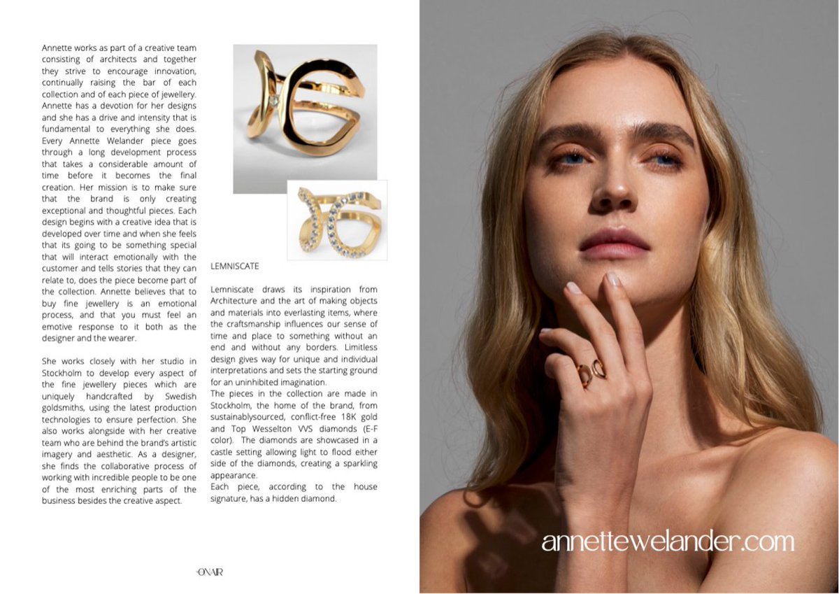 AnnetteWelander's tweet photo. Our thanks to Millionair magazine for including our Swedish design house in your feature https://t.co/rhtJxKum3w https://t.co/9bc9FjRsVG