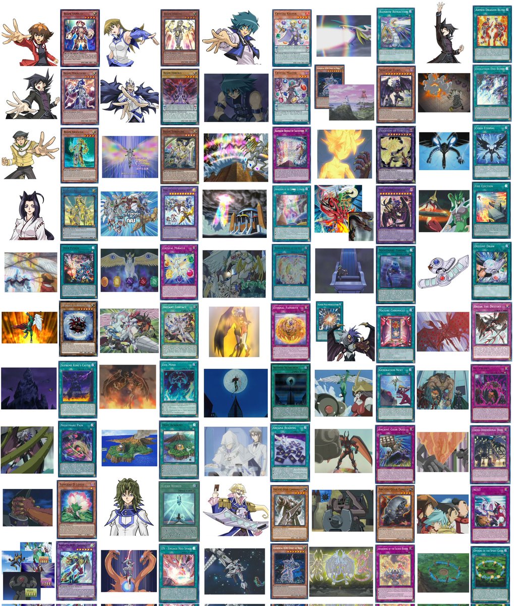 Compilation of all the Yu-Gi-Oh GX references i found within the cards