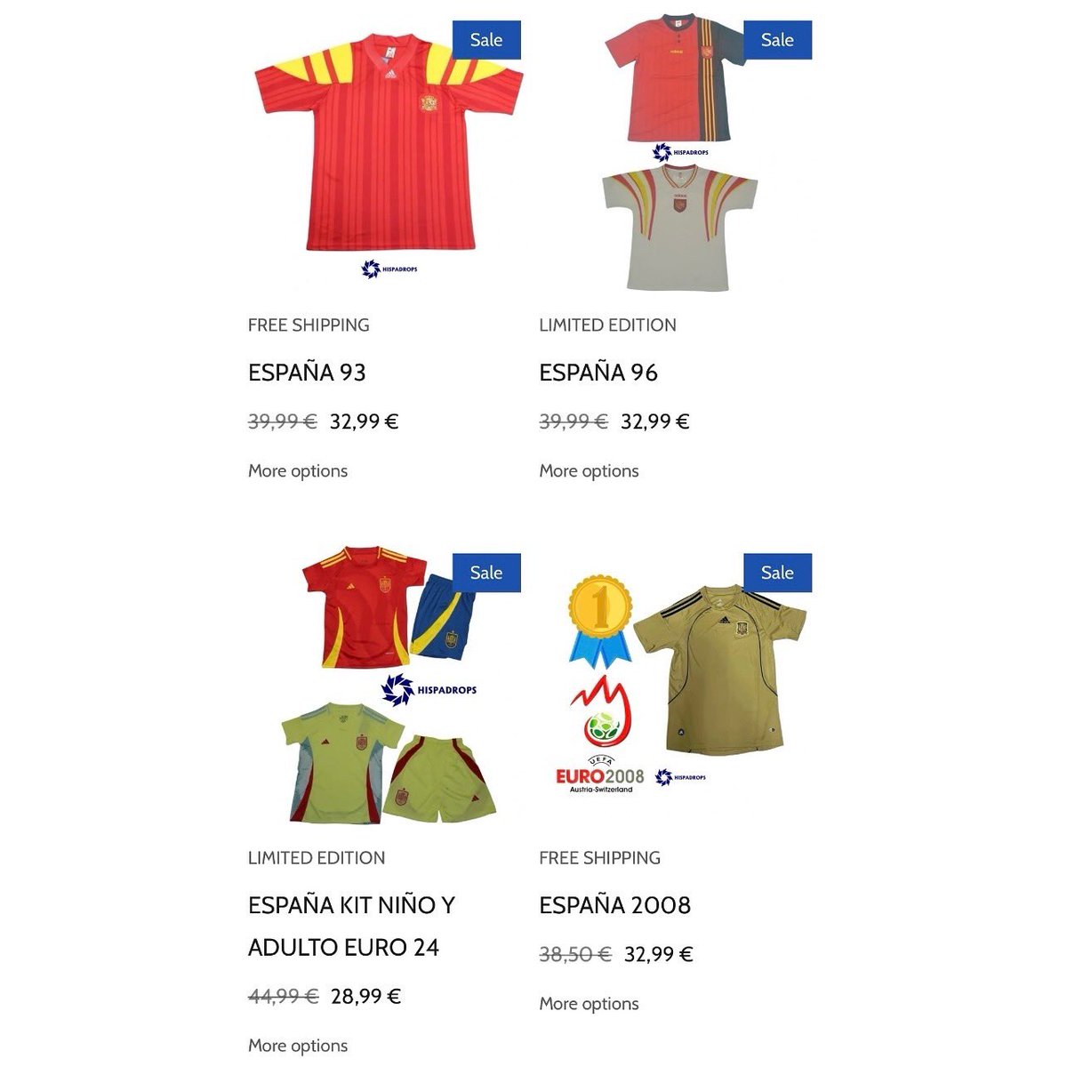Hispadrops's tweet image. 🚀🚀 MEGA SORTEO 🚀🚀

Por primera vez en Hispadrops, sorteamos todas las camisetas de una categoría! El ganador podrá elegir cualquiera de estas, y si España gana la Eurocopa, podrá elegir 2!!!

Para participar sigue estos pasos:

1) Sigue a @hispadrops
2) RT 🔁 + MG ❤️
3)…