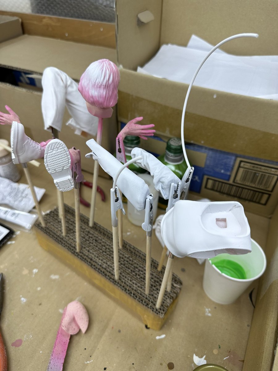 NEXTSTEP_sack's tweet image. やっと彩色に入りました
これからどんな感じに仕上がっていくのか自分でもわからないけどイイ感じに完成させたい！