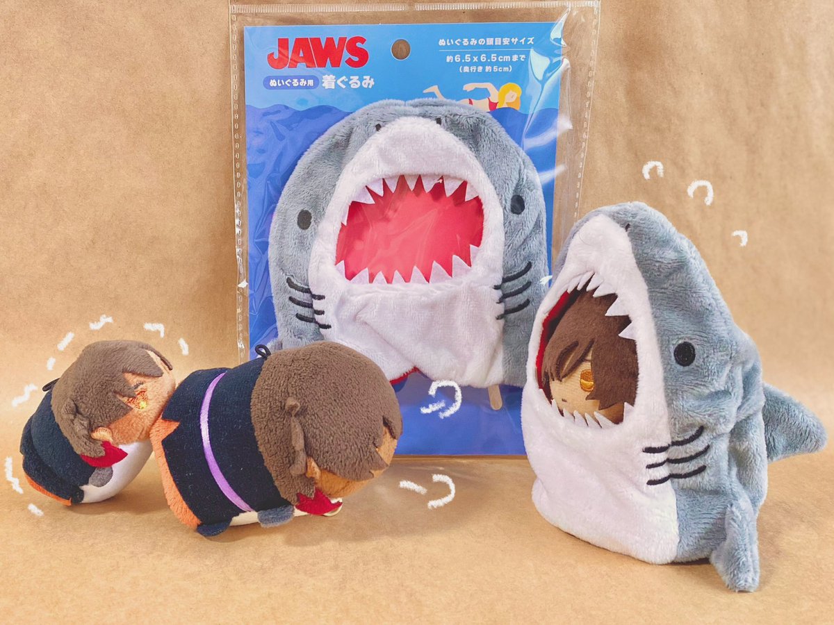 １０点【新品】JAWS サンキューマートコラボぬいぐるみ用着ぐるみ ジョーズ サンキューマート ぬいぐるみ用 着ぐるみ ジョーズ ぬい活服 JAWS