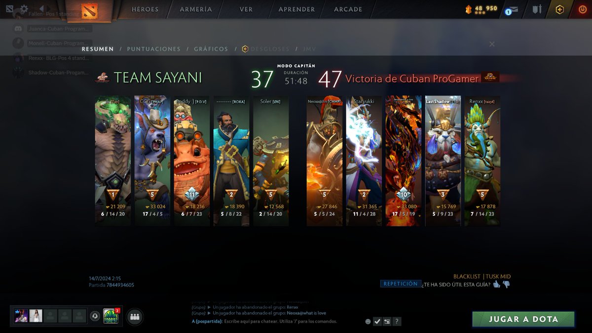 cubanprogamers's tweet photo. Top 3 garantizado: Camino a la final del Lower Braker.

@cubanprogamers 🆚 PMA Player
Victoria 2-1 

#AscensionLeague
@Khdgamer28 https://t.co/pGXxaWXONc