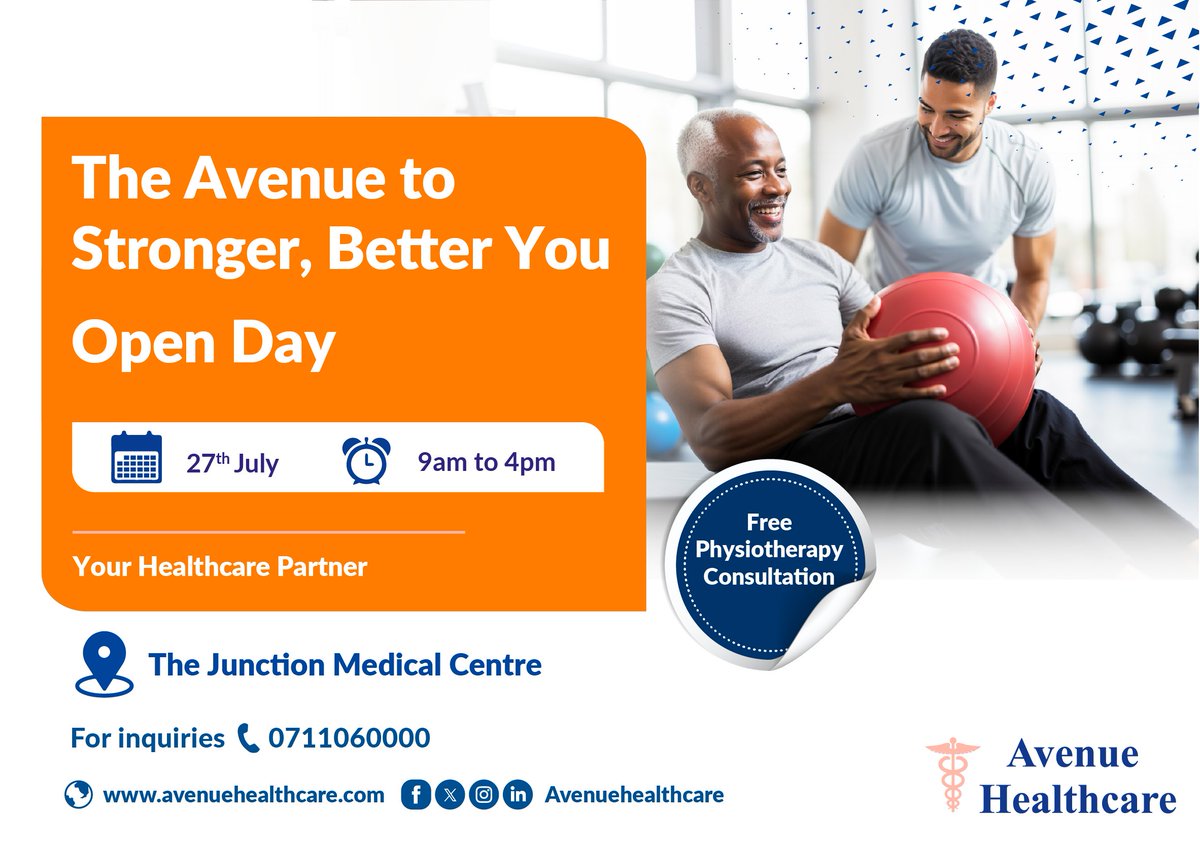 AvenueHospital's tweet image. Join us for our #Physiotherapy Open Day at The Junction Medical Centre.
Explore complimentary physiotherapy sessions, receive expert consultations, and discover a healthier, happier you!

#PhysioOpenDay
#TheAvenueToGoodHealth