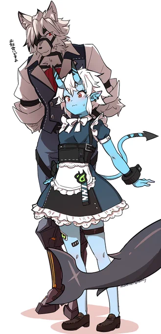 蒼角ちゃんらくがき～  蒼角ちゃん編成的に実質ヴィクトリア家政じゃない???  #ゼンゼロ #zzzero
