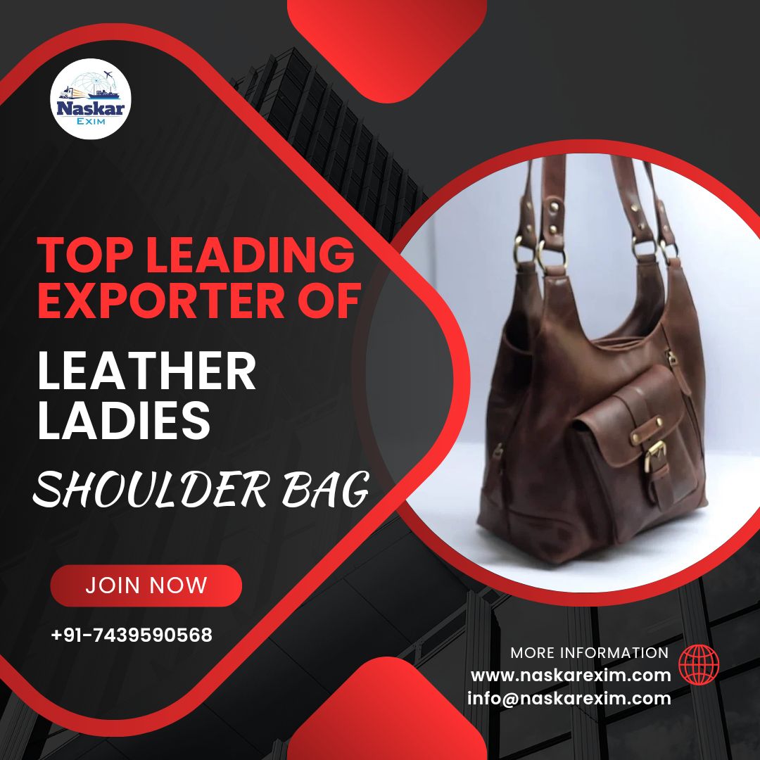 NaskarExims's tweet photo. Leading exporter of premium leather ladies' shoulder bags. Timeless elegance &amp; top quality. 
🌍👜 
info@naskarexim.com
https://t.co/oCdZI8ia4L 
+91-7439590568
#LeatherBags #Fashion #ExportQuality #viralreels#business https://t.co/kTEjJxdkhZ