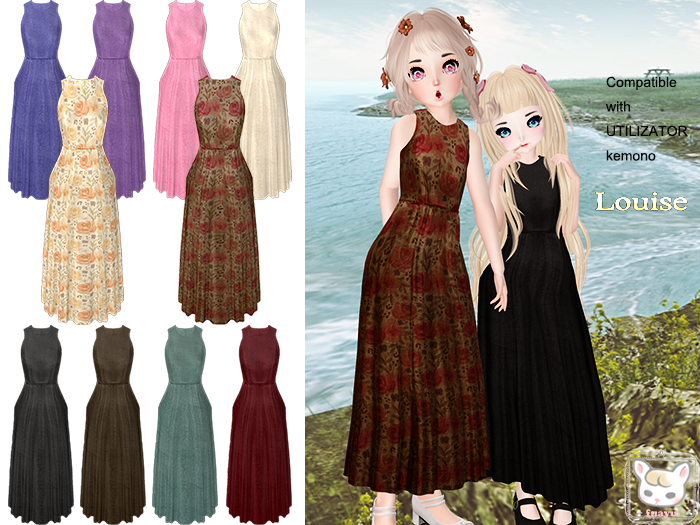 ririannefuayu's tweet photo. お気に入りだから私はKemono bodyでも着たいので、先日までKawaii Projectに出品していたLouiseをkemonoに対応しました。
今のとこマケプレだけです(･з･)

地味服の好きなkemono ユーザーさんデモって見てね。

#UTILIZATOR #Kemono https://t.co/gihylHEHTW