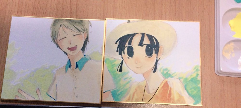 #兎が二匹裏話 #兎が二匹

書店さん等にお贈りした色紙の一部です。 