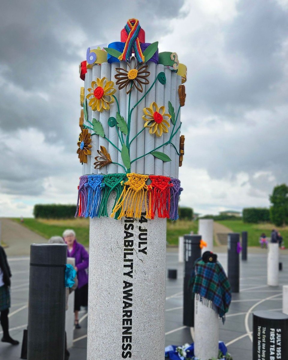 CamphillMK's tweet photo. It's Disability Awareness Day & in the run-up we celebrated at @TheRoseMK as part of their 10 year celebrations. Residents & staff decorated one of the pillars, listened to music & watched dances.
#DisabilityAwarenessDay #CamphillMK #LearningDisabilities #MKRose #MiltonKeynes https://t.co/yWit2SK2v2