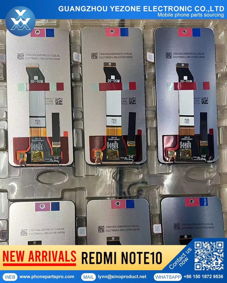 gzyezone's tweet image. 📈 #Redmi Hot Deals!
#Note8 #Note9 #Note10 #note11 
👑Original Quality
Get the best deals on Redmi screens
🚀 In Stock Now! 🚀
#replacementparts #B2B #samsung #LCD #Manufacturer #distributor #Wholesaler