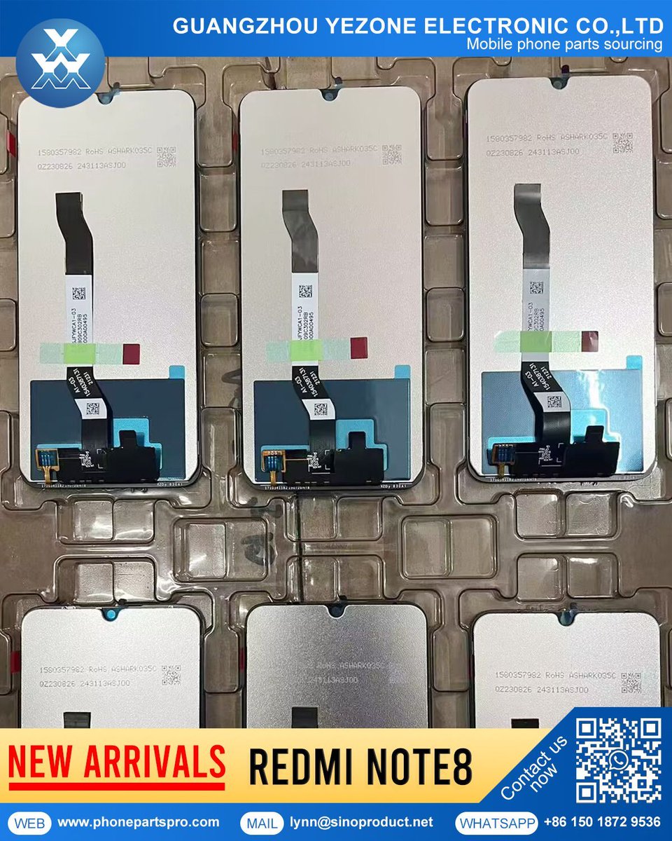 gzyezone's tweet image. 📈 #Redmi Hot Deals!
#Note8 #Note9 #Note10 #note11 
👑Original Quality
Get the best deals on Redmi screens
🚀 In Stock Now! 🚀
#replacementparts #B2B #samsung #LCD #Manufacturer #distributor #Wholesaler