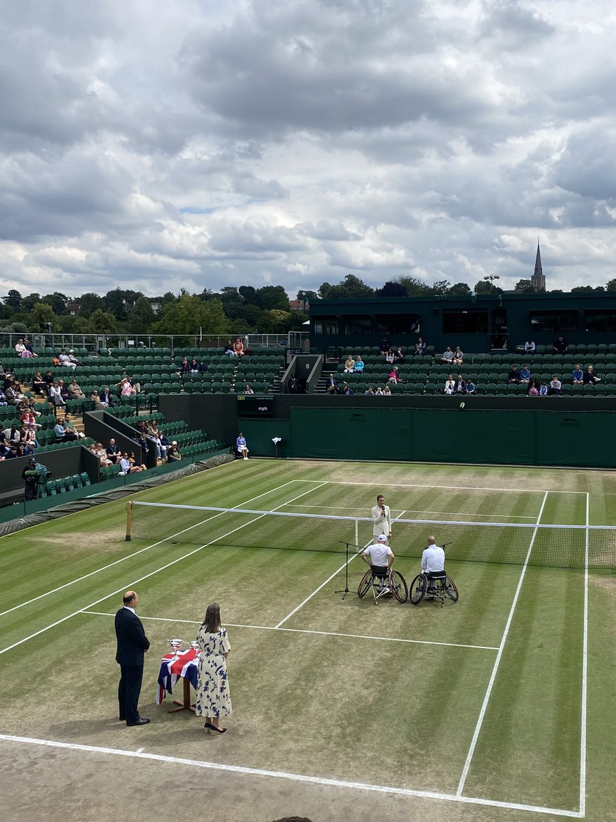 A great day at Wimbledon with the PHC team! Amazing to see the entertainment that Wheelchair Tennis brings on a prestigious stage! 🎾