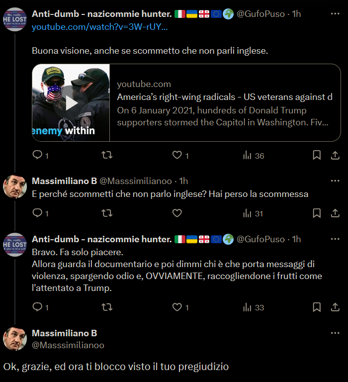 GufoPuso's tweet photo. Secondo voi lo guarderà il documentario che gli avevo proposto?

#Trump #MAGA #Fascisti #Struzzi https://t.co/oeHrTMYyo6
